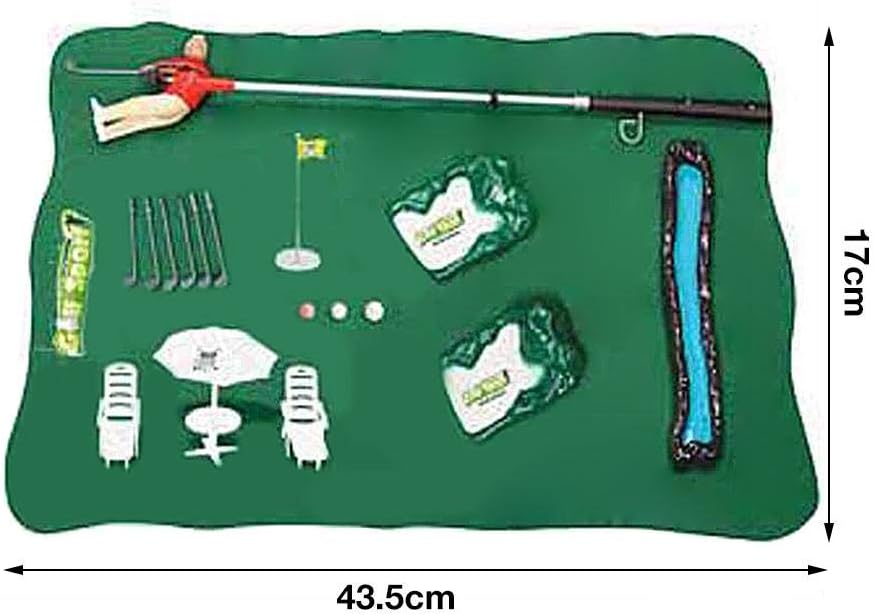 Luckyx Kids Toy Golf Clubs Garden Plastic Toy Indoor/Outdoor Golf Parent-Child Sports Toys Game Upgraded Version Junior Golf Mini Golf Set - For Kids Toddlers Adults