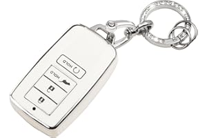 YO&YOYE for Acura Key Fob Cover, Soft TPU Key Case Protection Fit for Acura CDX RDX RLX NSX TLX TLX-L