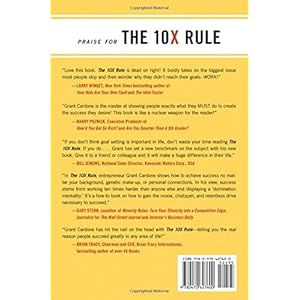 The 10X Rule: The Only Difference Between Success and Failure