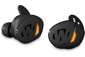 WALKER'S Walker’s Suppressor Bluetooth Earbuds – 25dB NRR Hearing Protection with HD Sound, 36-Hour Battery, Waterproof Design