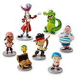 Disney Parks Jake Neverland Pirates Figurine Playset Play Set Cake Topper