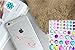 NIANPU Self-Adhesive Rhinestone Sticker, Multicolor Bling Craft Jewels Crystal Gem Stickers, Assorted Size 5 Sheets