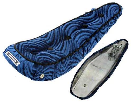 20″ Polo Saddle W/Button Blue. Bike seat, bicycle seat, Bike part, bicycle part, lowrider bike seat, lowrider bicycle seat, chopper bike seat, lowrider part