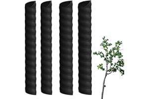 Armastuse 4 Pcs Tree Trunk Protector,Plastic Spiral-Type Tree Guard with 2 Size