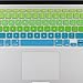 Allinside Green Blue Ombre Keyboard Cover Skin for MacBook Pro 13