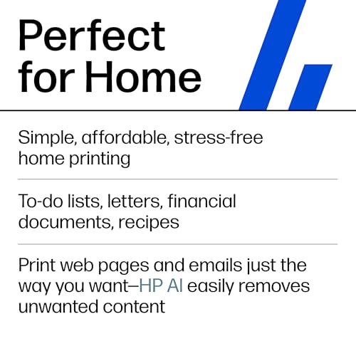 HP DeskJet 2855e Wireless All-in-One Color Inkjet Printer, Scanner, Copier, Best-for-home, 3 month Instant Ink trial included, AI-enabled (588S5A)