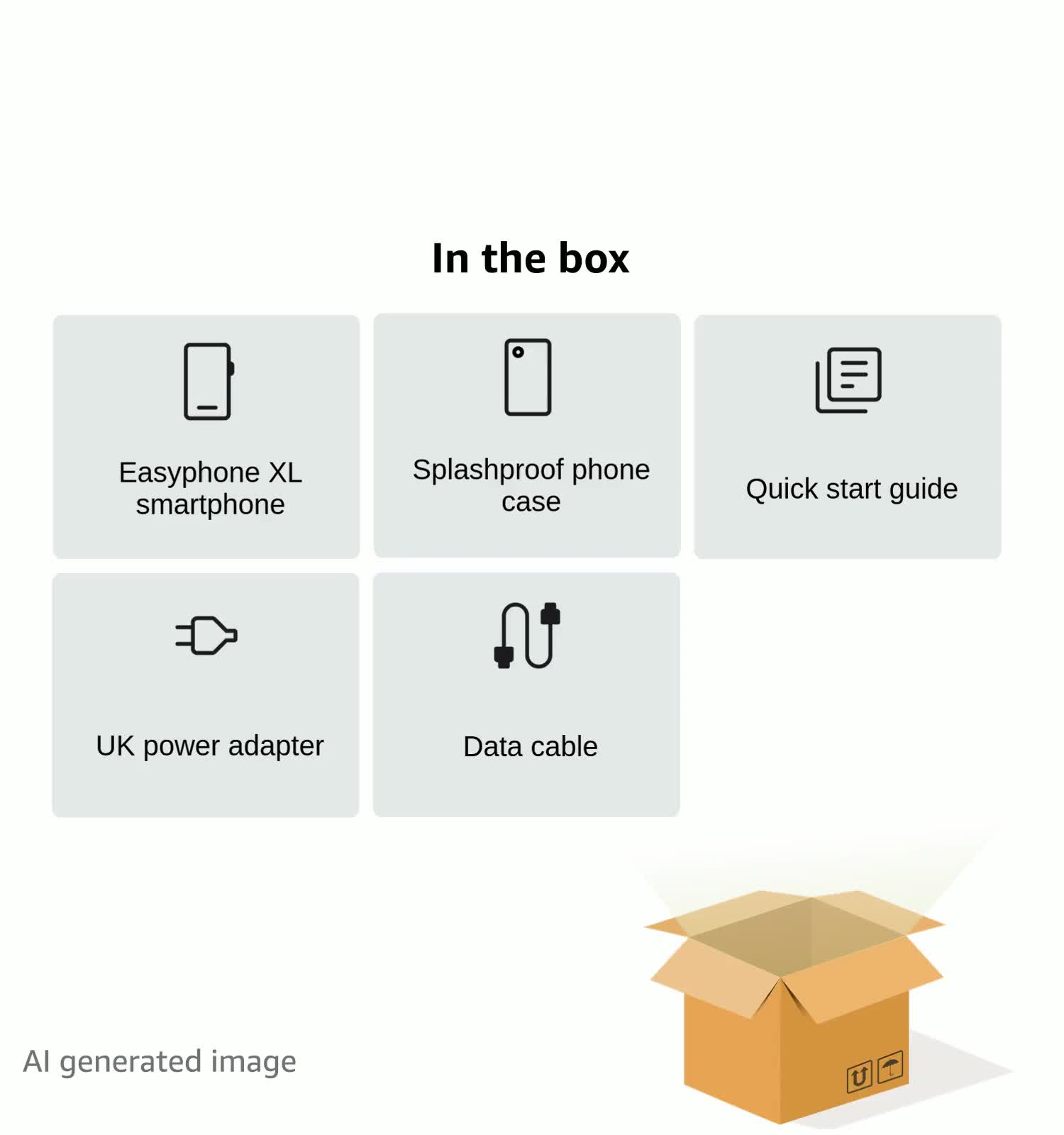 Simple Smartphone – Easy to Use, Unlocked Mobile for Elderly, 6.5