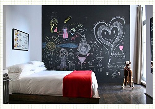 Large Chalkboard Contact Paper Removable, Paper Decal for Home Office School Blackboard Restaurant Menu