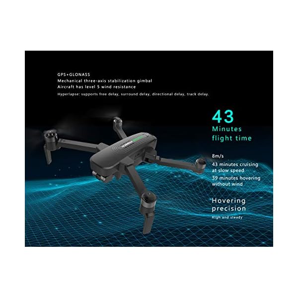 Drohne mit Kamera, Zino Pro Plus Drohne mit 4K UHD Kamera 3-Achsen Gimbal GPS FPV RC Quadcopter, 8KM Getriebe… – Bild 8