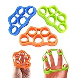 GM5SMART Finger Stretcher, Hand Resistance Bands Finger Grip Strengthener Strength Trainer Gripper Set for Arthritis Carpal Tunnel Exercise
