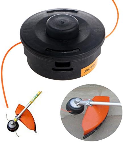 Electric garden mower head for efficient grass chopping, offering an alternative to traditional mowers.