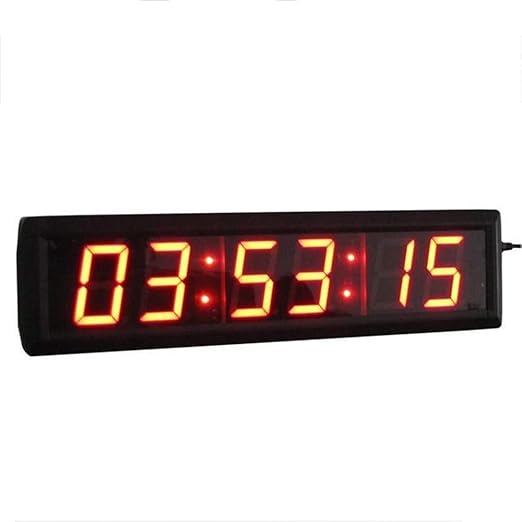 Large Led Digital Wall Clock 2.3inch LED Digital Interval
