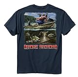 Buck Wear Inc. Red-Fishfinder Short Sleeve Tee
