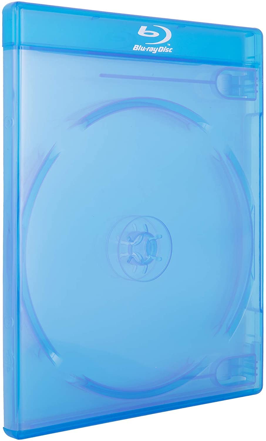 Photo 1 of AcePlus Blu-Ray Double Replacement Case 2-Disc Capacity in 12mm Standard Thickness with Logo and Built-in Clear Sleeve (1-Pack - Single Case)