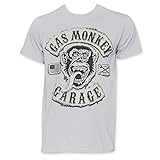Gas Monkey Garage Men's Grey Tee Shirt