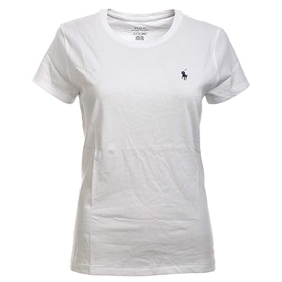 Ralph Lauren Women's Jersey Crewneck Tee White, Zambia Ubuy