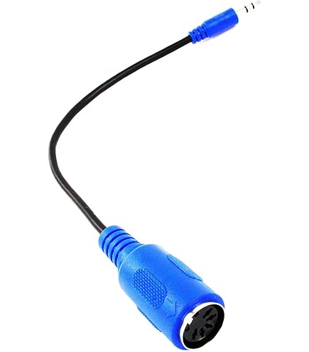 Câble MIDI 5 Broches Femelle Vers TRS 3.5mm Mâle - 50cm - Compatible Akai MPC, Korg SQ-1, Novation Launchpad Pro MK3