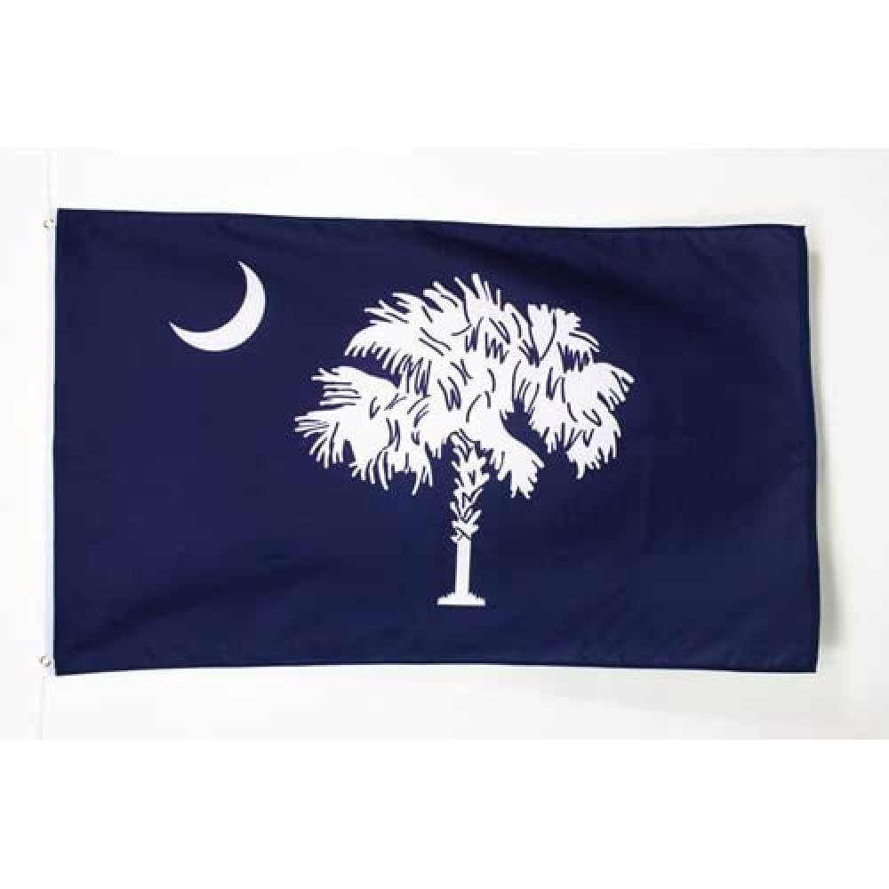 AZ FLAG - South Carolina Flag - 2x3 Ft - 100D Polyester Us State Of Caroline Du Sud Banner with Two Metal Grommets - Fade Resistant - Vivid Colors - 2' x 3' Feet - 90x60 Cm — image 1