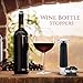 Vin Fresco Wine Saver Vacuum Pump Preserver and Airtight Sealer (4 count) | Bottle Sealer to Keep Wine Fresh (4 wine bottle stoppers included)