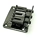 Adjustable 3 String Guitar Tailpiece Bridge Guitar Parts Black