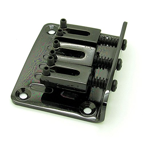 Adjustable 3 String Guitar Tailpiece Bridge Guitar Parts Black