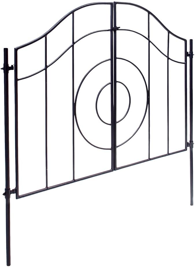 Amazon Com Tuscany Gate W Poles Arbors Garden Outdoor