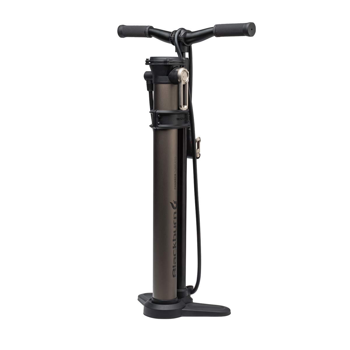 View 1 of ***FOR PARTS ONLY/ NON-FUNCTIONAL*** Blackburn Chamber Bike Floor Pump (Tubeless, Grey/Silver)