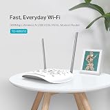 TP-Link TD-W9970 VDSL ADSL Modem Router 300Mbps WiFi 4G USB 2.0 WAN LAN Ports view 3