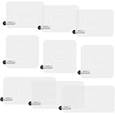 9 Pcs 3 Sizes Windshield Dash Cam Adhesive Pad Dashcam Stickers Shield Electrostatic Film Static Mounting Tape Holder Double-
