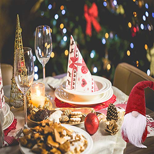 Easter Gnome Plush, 5PCS Handmade Birthday Gnome Swedish Tomte Gnome Elf Gnome Santa Home Ornaments Decoration Table Décor