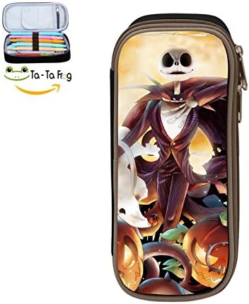 WeERNUO Nightmare Before Pen Case Pencil Bag Makeup Pouch Cosmetic Bag Durable Students Stationery