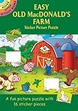 Easy Old MacDonald's Farm Sticker Picture Puzzle (Dover Little Activity Books)