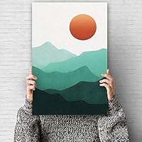 Canvas Wall Art Nordic Style Canvas Prints Home Artwork Decoration for Living Room,Bedroom - 12x18 inches