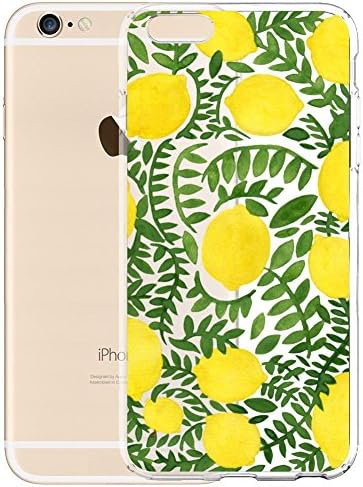 iPhone 6 Case iPhone 6s 4.7 Case,Lemons Citrus Clear TPU Protective Bumper [Slim Fit ] Case For iPhone 6s 4.7