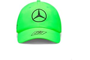 MERCEDES BENZ Mercedes AMG Petronas Formula One Team - 2023 George Russell Driver Hat - Neon Green - Unisex - Size: One Size