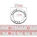 Faith Hope Love 20 Pc Circle Washer Charm Connector Affirmation Ring Jewelry