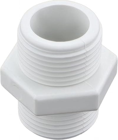 Merriway BH04072 Washing Machine Dishwasher Hose Connector 3/4" White Pack of 1