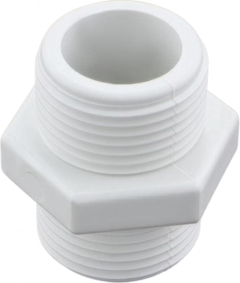 Merriway BH04072 Washing Machine Dishwasher Hose Connector 3/4" White Pack of 1