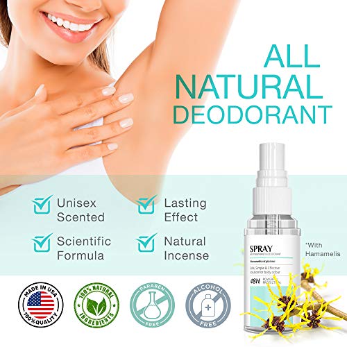 Deodorant Antiperspirant Body Spray - Mist Lasting Fresh Scent Natural Deodorant For Women And Men