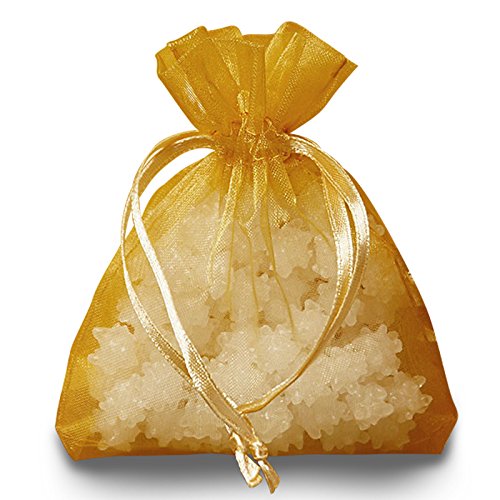 Gold Organza Favor Bags 4