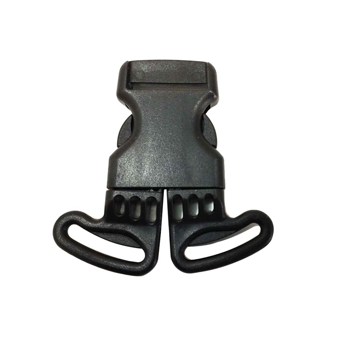 JYC CREATIVE Units plastic buckles, choose size and colour, polypropylene clasp, clasp and backpack washer, closure for travel bags,, Black, 25 mm