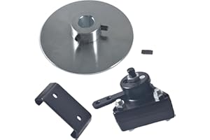 SWILPOOL 6" Mechanical Brake Disc&Brake Caliper fit for for Predator 212cc 196cc 6.5hp GX160 Go Kart for Manco 9598 9597 Yerf-Dog ASW Bristers Airheart MB-1 Go Kart (Black)