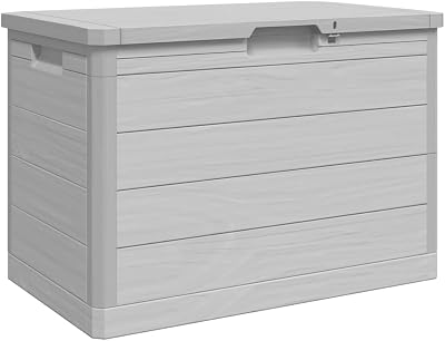 vidaXL Outdoor Cushion Box Grey Polypropylene 160 L 77.5x44.5x53 cm