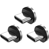 Statik USB-C Magnetic Connector for Magnetic Charging Cable - 3-Pack USB-C Adapter for Cable Charger - Easily Snaps Into Place, Compatible with All Type C Devices