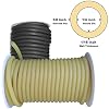 50-Feet-Black-or-Amber-Rubber-Latex-Tubing-38OD-14ID-Select-Color-804R