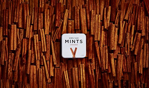 image for Natural Cinnamon Breath Mints by Simply Gum, Non Gmo Certified, Vegan,
