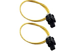 SOIKOI Aokus 2pcs LED Daytime Running Light/Foglight Connector Pigtail Compatible with Mercedes Benz c250 c300c350 w204 2008-2019