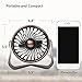 OPOLAR Rechargeable Desk USB Personal Fan with Aroma Dispenser Feature, Battery(2200mAh) Operated Small Fan with 4 settings, 360 Rotating, Low Noise, Powerful Wind Output for Camping,Travel and Office