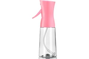 Spray Bottle,Fine Mist Spray for Hair,Ultra-Fine Continuous Spray Bottle for Skincare,Plant Care,Pet Grooming,Cleaning, Refillable Spray Container,Christmas Gift (1Pcs Light Pink 6.8oz)