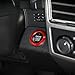 Voodonala Red Engine Start Stop Button Center Console Switch Cover Trim for Ford F150 2015 2016 2017 2018